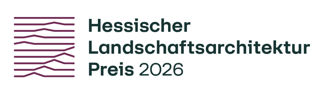 Hessischer Landschaftsarchitektur-Preis 2026 || Logo: © Bund Deutscher Landschaftsarchitekt:innen, bdla Landesverband Hessen e. V.