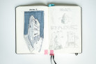 1. Preis in der Kategorie Skizzenbuch: © Nils Erik Spettmann, Bauhaus Universität Weimar
