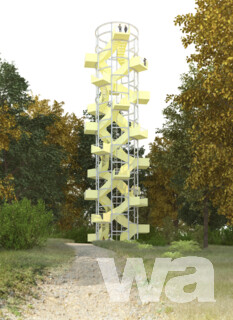 Errichtung eines Aussichtsturmes auf der Sophienhöhe im Rheinischen Revier