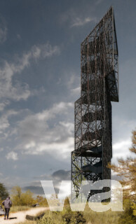 Errichtung eines Aussichtsturmes auf der Sophienhöhe im Rheinischen Revier