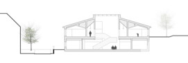 Schnitt | © Feuerstein Hammer Pfeiffer Architekten, Lindau 