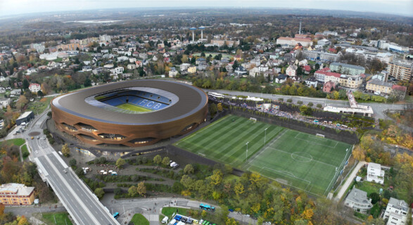 Neues Bazaly Stadion / Nové Bazaly