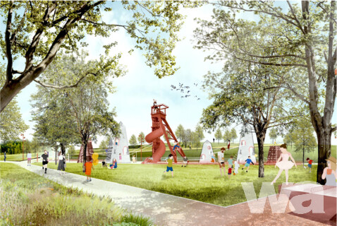 Freiraumgestaltung Friedrich-Park und Bewegungsparcours rund um Marxloh