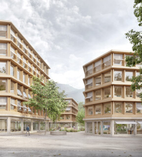 Neubau Hauptsitz Bank Frick - Campus Unterbendern