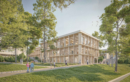 Collège de Béthusy, nouvelles salles de gym, bibliothèque et accueil parascolaire