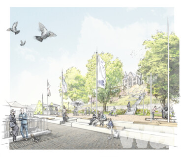 Umgestaltung und Aufwertung Burgberg und Umfeld Burg Klopp