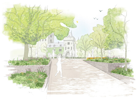 Umgestaltung und Aufwertung Burgberg und Umfeld Burg Klopp